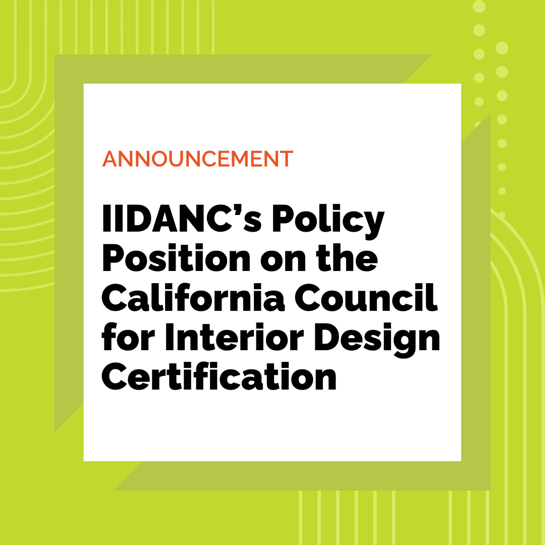 New Policy Position on CCIDC - IIDANC